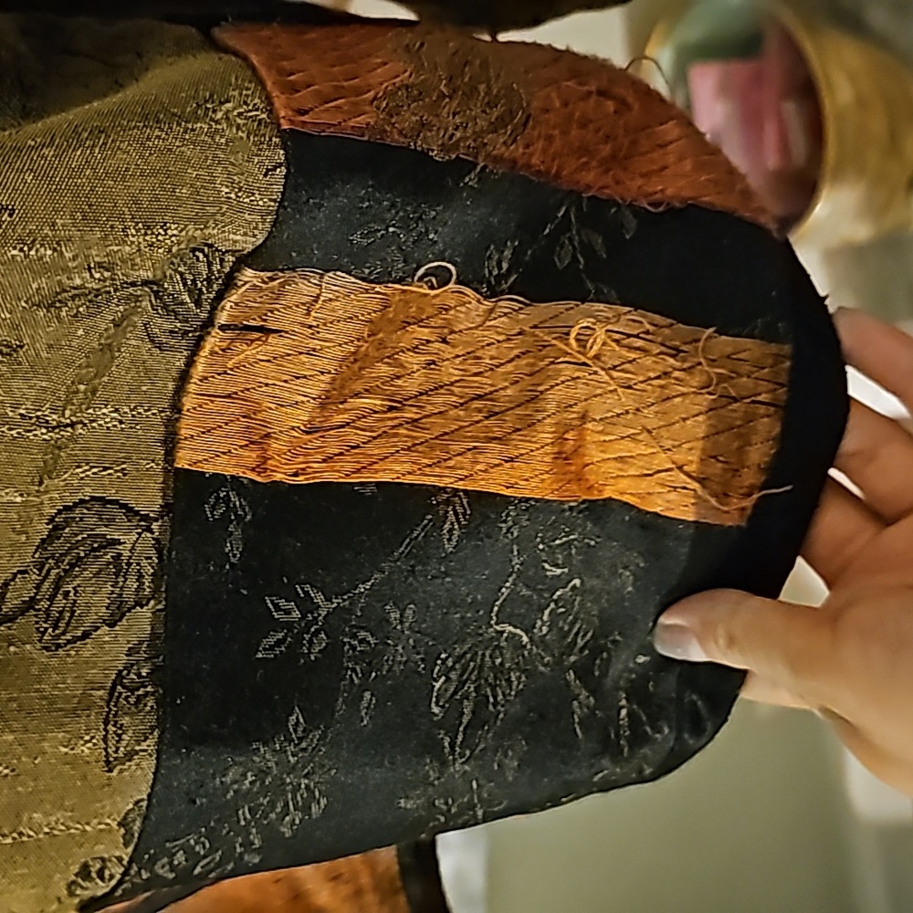 So Aida! Bird Print Jacket Open Front Vintage M/L… - image 6